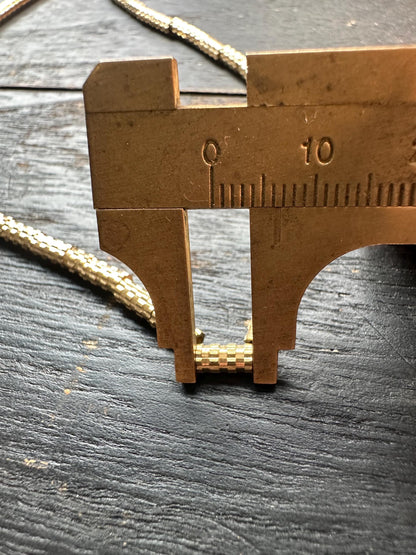 Nepal Handmade Copper Heishi Bead Strand | 3.5x6.5mm Faceted Spacer | 2223 Ethnic Jewelry Supply | Tribal Boho Bead Necklace