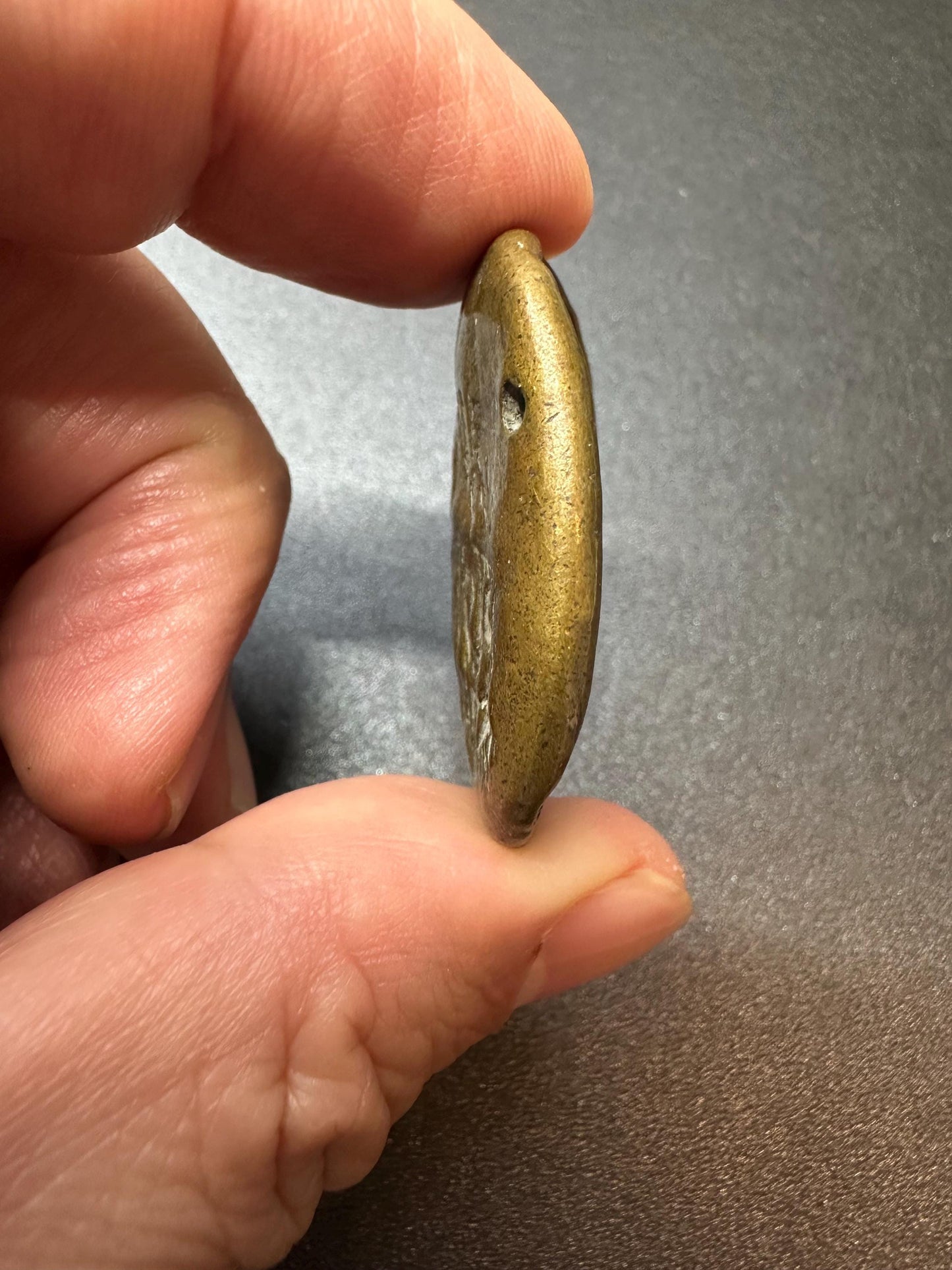 Nepal Tibet Buddhist Brass Guru Padmasambhava Mold Talisman Pendant | Vintage Ritual Amulet | Himalayan Karma Protection Charm