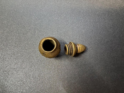 Tibetan Stupa Gau Amulet | Brass Portable Shrine | Buddhist Prayer Box Pendant | Protective Amulet | Handmade Tibetan Jewelry