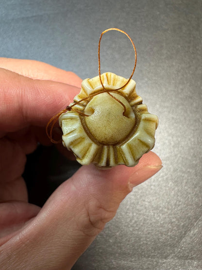 Hand-Carved Deer Antler Phurba | Tibetan Vajrakilaya Ritual Dagger | Buddhist Protector Dagger | Vajra Kila Altar Tool