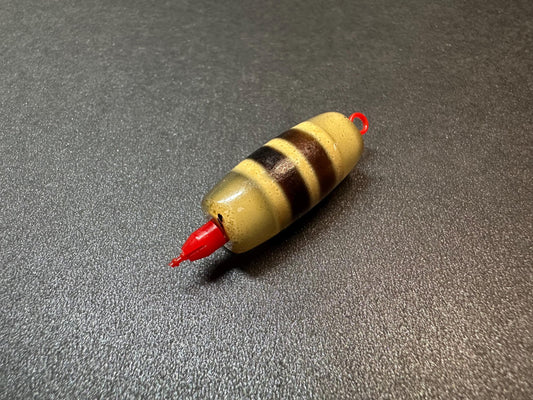 Handmade Tibetan Dzi Bead Pendant  Modern Agate-Inspired Amulet, Barrel Shape, Brown Stripe Bead, Lucky Talisman Charm