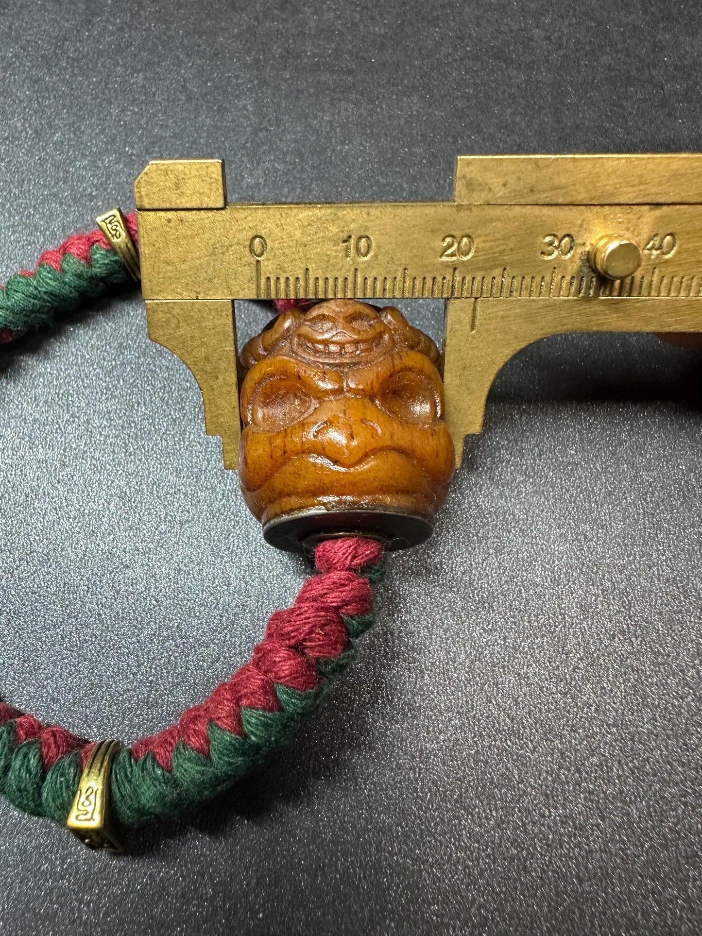 Nepal Tibet Yak Bone Garuda & Citipati Skull Bracelet  HandBraided Buddhist Protection Talisman